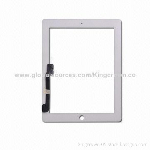 100% New good-quality touch screen digitizer for new iPad/iPad 3, replacement panel